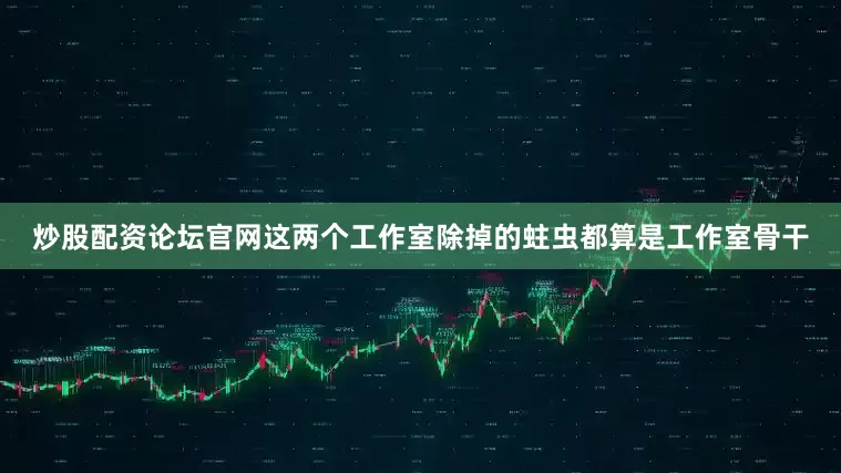 炒股配资论坛官网这两个工作室除掉的蛀虫都算是工作室骨干